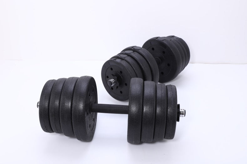 WILKYs0Round Head Dumbbell Multi-Specification Safety Men's Barbell Rubber Co
 Product information:


 Material: HDPE plastic
 
 Specification: 39 (cm)
 
 Applicable scene: fitness equipment
 
 Weight: 10kg (kg)


 


 Packing list：

Dumbbell