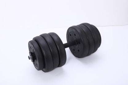 WILKYs0Round Head Dumbbell Multi-Specification Safety Men's Barbell Rubber Co
 Product information:


 Material: HDPE plastic
 
 Specification: 39 (cm)
 
 Applicable scene: fitness equipment
 
 Weight: 10kg (kg)


 


 Packing list：

Dumbbell