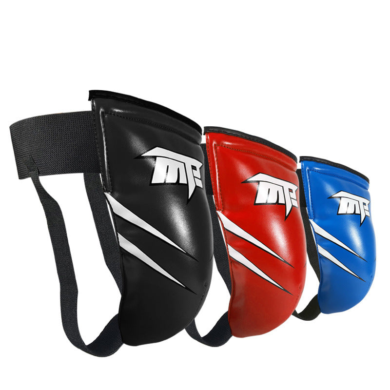 WILKYs0Fighting Sanda Protective Gear Taekwondo Crotch Protector
 Product informatio:
 


 Protected area: crotch
 


 Main body material: pp
 
 Applicable people: adults
 
 Color: black, blue, red

Applicable: Muay Thai training