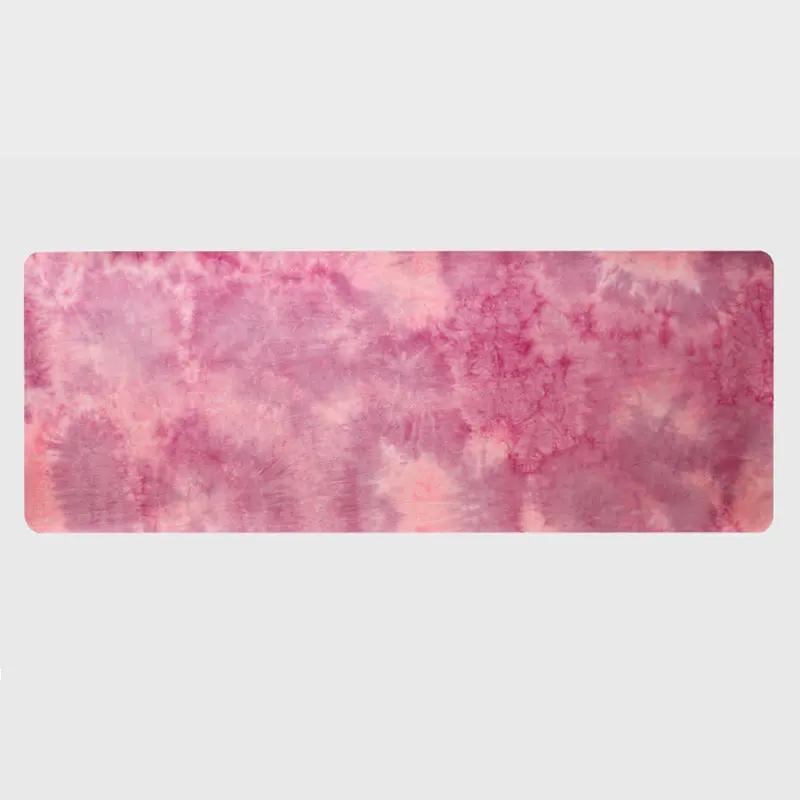 WILKYs0Tie-dyed Natural Rubber Yoga Mat Suede Sublimation Transfer Yoga Mat
 Product Category: Yoga Mat
 
 Material: TPE
 
 Weight: 800 (g)
 
 Thickness: 5 (mm)
 
 Color: Symphony Purple, Symphony Pink


 


 
 
 
 
 
 
 
 
