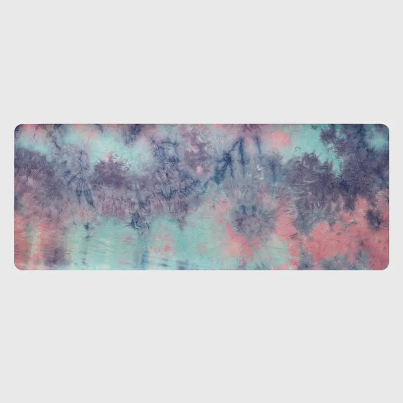 WILKYs0Tie-dyed Natural Rubber Yoga Mat Suede Sublimation Transfer Yoga Mat
 Product Category: Yoga Mat
 
 Material: TPE
 
 Weight: 800 (g)
 
 Thickness: 5 (mm)
 
 Color: Symphony Purple, Symphony Pink


 


 
 
 
 
 
 
 
 
