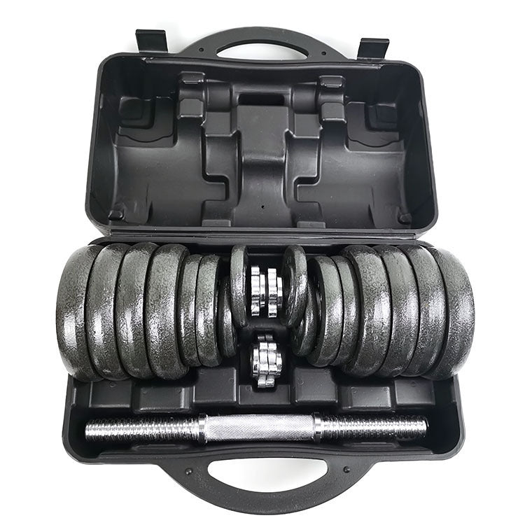 WILKYs0Paint Barbell Dumbbell Household Combination Set
 Product information:
 


 Material: Iron
 
 Applicable scene: fitness equipment


 Size Information:


 Specification: 20 (cm)
 
 
 


 Packing list :
 

Dumbbell 