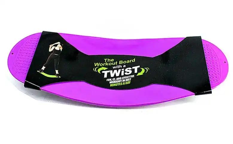 WILKYs0Anti-Slip Fitness Twisting Waist Training Board For Gym And Yoga Studi
 Product Information:
 
 Product category: balance board
 
 Specifications: purple, green, orange, blue, pink without drawstring, drawstring


 Packing List：

Yoga 