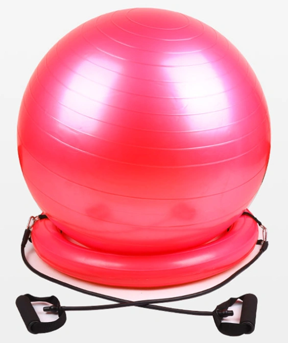 WILKYs0Explosion-proof yoga ball fixed baseMaterial PVC

 
 Specifications: Handle + fixed base ball ring


 Packing list:
 
 1 * fixed base
 
 2 * lifting handles


 


 Description:
 
 1. Long-term exercise