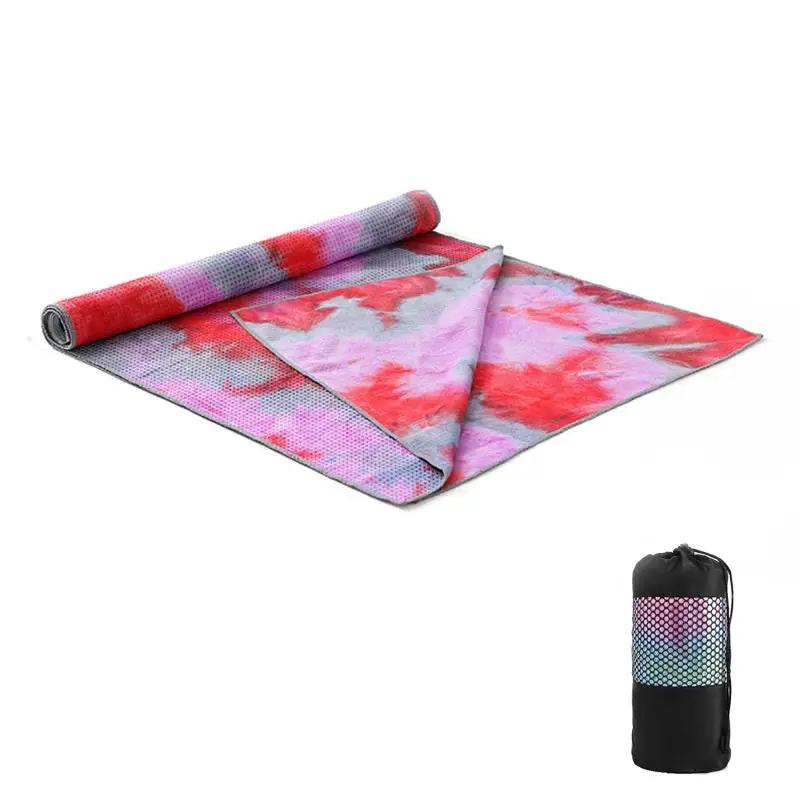 Tie-Dye Printing Yoga Blanket Widening Pad Towel Particle Yoga Drape