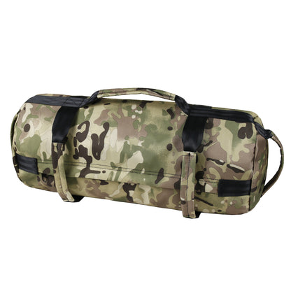 WILKYs0Camouflage Sports Fitness Weightlifting Bag
 Product Information：


 Specification: 46*19*19cm
 
 Color: CP camouflage, green camouflage, navy camouflage
 
 Material: 900D Oxford cloth
 
 Folding size: 25*25*