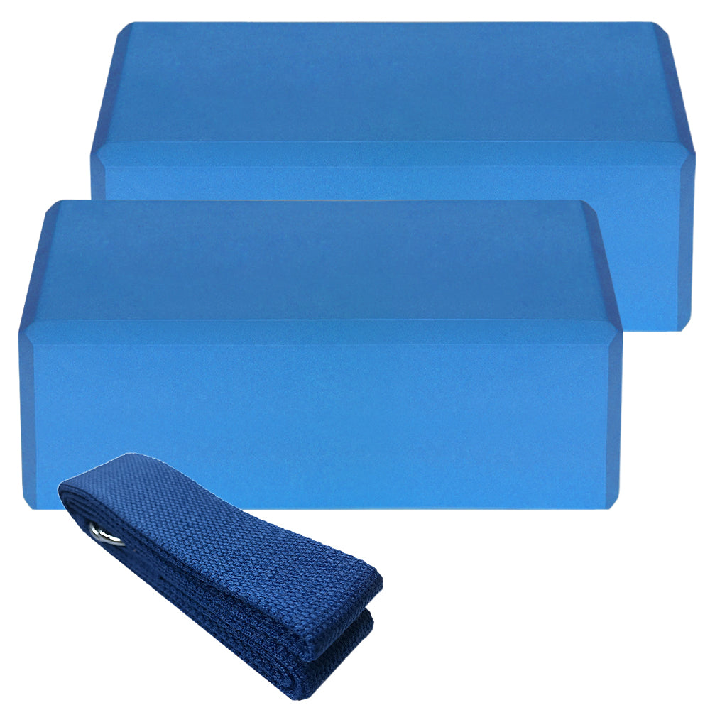 WILKYs0Indoor 2pcs EVA Yoga Blocks 1pcs Cotton Yoga Strap Stability Blocks St
 Product information:
 
 


 Material EVA
 
 Applicable scenes: fitness equipment, fitness body, sports trends, extreme challenges, dance sports
 
 Specifications b