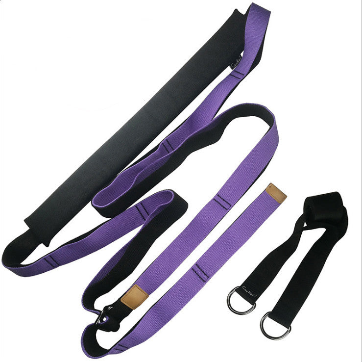 WILKYsExercise EquipmentYoga Strap Exercise Gym Belt Pilates


This yoga strap is a versatile accessory that can help you improve your flexibility, balance, and posture. It is made of durable cotton-poly-jersey fabric that is