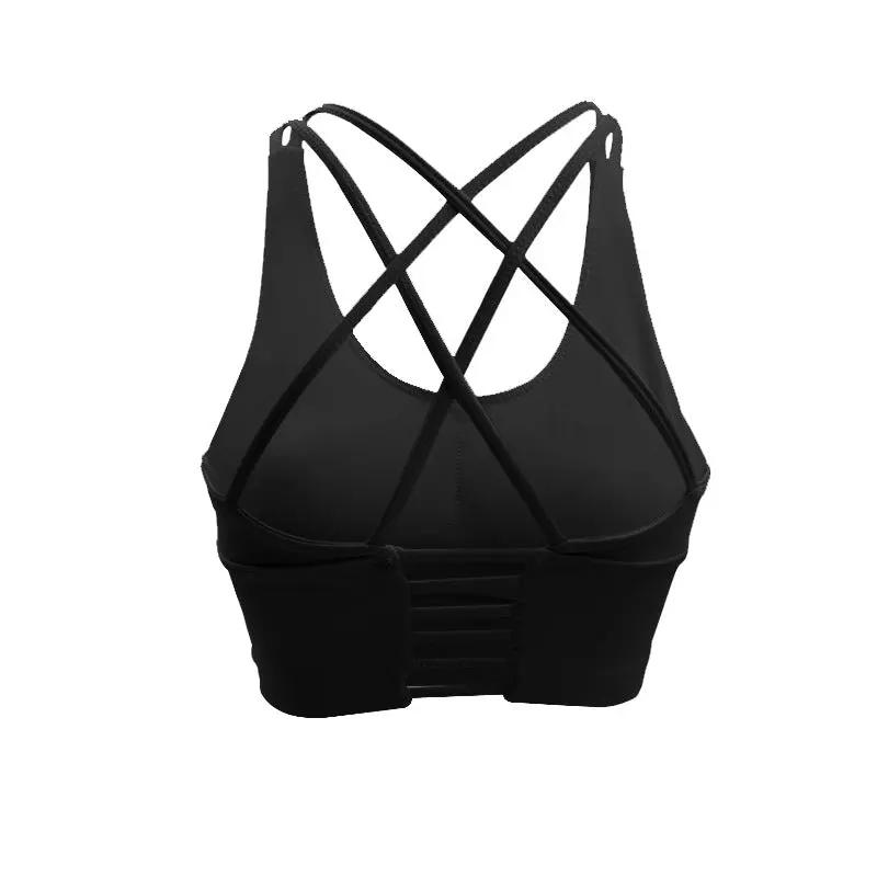 WILKYs0Yoga vest-style fitness bra
 Main fabric composition: nylon/nylon
 
 The content of the main fabric composition: 87 (%)
 
 Lining composition: spandex
 
 Lining ingredient content: 13 (%)


 
