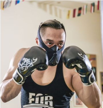 WILKYs0Extreme Sports Oxygen Blocking Mask Training Mask
 Product information:
 
 Main raw material: Fabric
 
 Scope of application: Sports, weight-bearing, rehabilitation training
 
 
 Features:
 
 1: Using food grade si