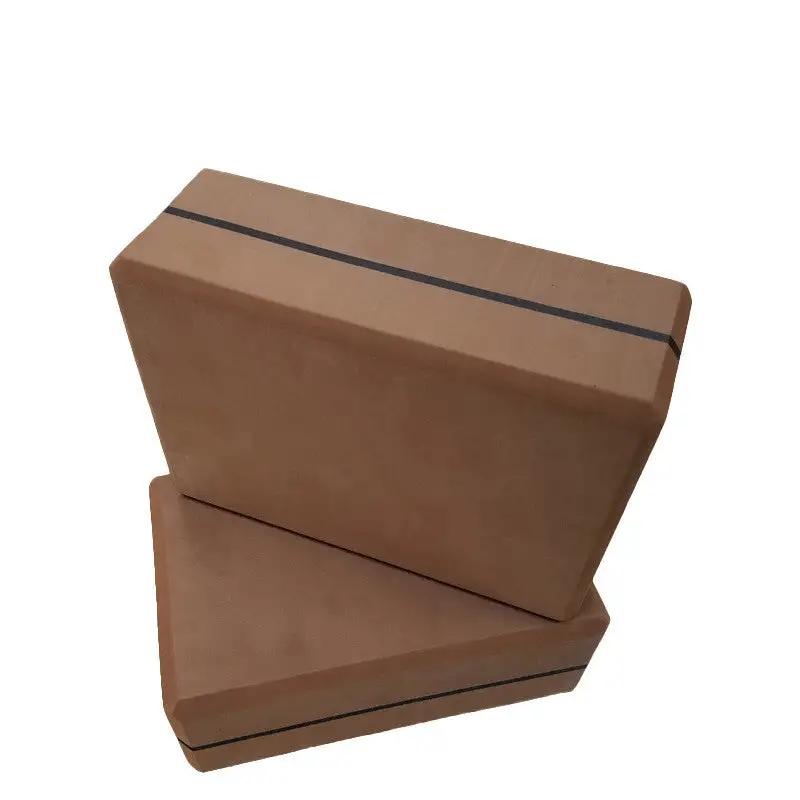 Cork Yoga Assist Artifact Yoga Brick with High Density EVA Foam for Stretch and Balance