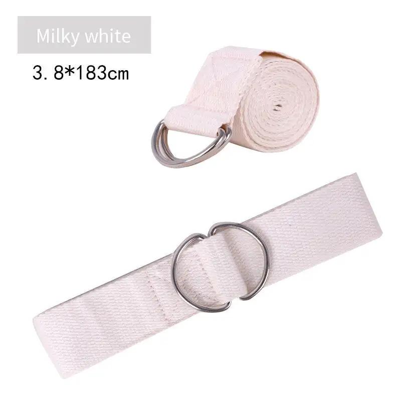 WILKYsFitness equipmentPure Cotton Yoga Stretch Belt Fitness Tension BeltTake your yoga practice to the next level with our Pure Cotton Yoga Stretch Belt! This fitness tension belt is made of high-quality cotton, providing comfort and sup