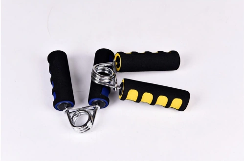 WILKYsFitness equipmentFitness Hand GripperMaterial: PP + chrome plated carbon spring steel + sponge sleeve
Specifications： blue, green, yellow, red.
Product Name: sponge grip
Product specification: 9 * 12.5c