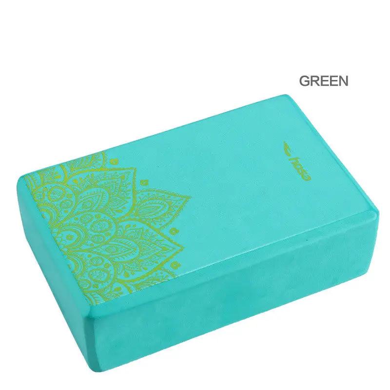 WILKYs0Eco-friendly yoga brick
 Name: Environmental protection professional yoga brick
 
 Material: EVA material
 
 Specification: 23cm X15cm X 7.5cm
 
 Features:
 
 1. Soft and comfortable, prof