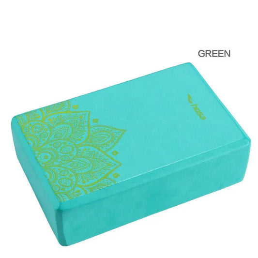 WILKYs0Eco-friendly yoga brick
 Name: Environmental protection professional yoga brick
 
 Material: EVA material
 
 Specification: 23cm X15cm X 7.5cm
 
 Features:
 
 1. Soft and comfortable, prof