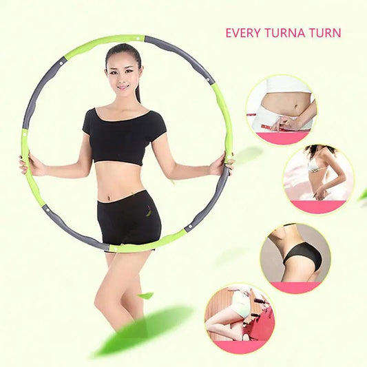 WILKYs0Home Workout Sports Hoop Circle Slimming Massage Hoop Fitness Excercis
 Overview:


 15 minutes a day, good figure starts with fitness hoop.
 
 Use high-quality foam to soothe the waist.
 
 Rotate to minimize hurt.
 
 2 massages per se