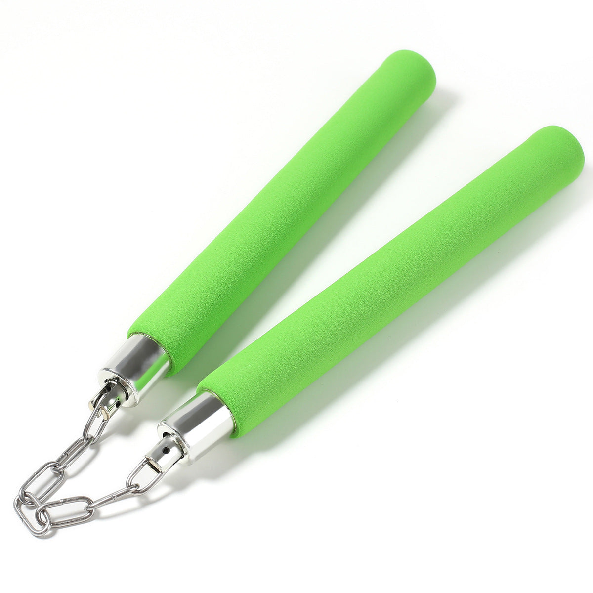 WILKYs0Children's Nunchaku Toy
 Subdivision: Nunchaku
 
 Material: Rubber
 
 Applicable people: general
 
 Specifications: red, black, green, blue, yellow
 
 
 
 
 
 
