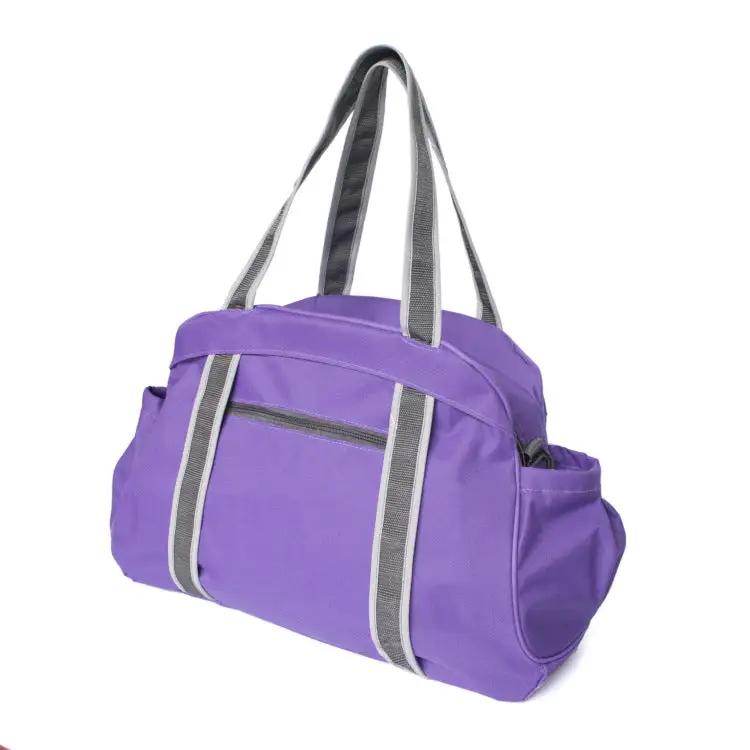 WILKYs0Fitness yoga bag
 Sports bag type: leisure sports bag
 
 Applicable gender: female
 
 Material: Polyester
 
 Hardness: Medium
 
 Pattern: Check
 
 Product name: outdoor yoga bag
 
 