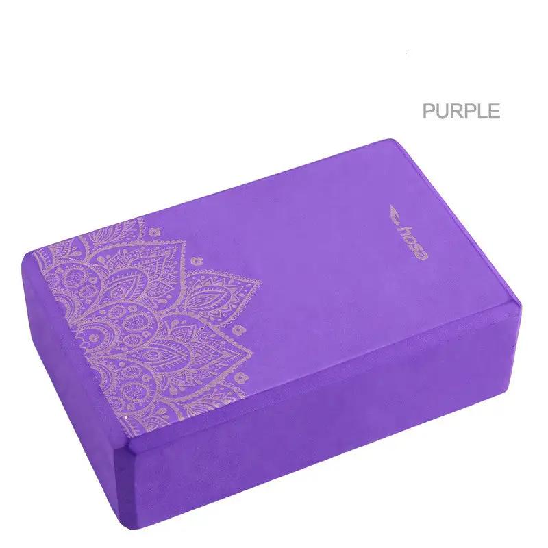 WILKYs0Eco-friendly yoga brick
 Name: Environmental protection professional yoga brick
 
 Material: EVA material
 
 Specification: 23cm X15cm X 7.5cm
 
 Features:
 
 1. Soft and comfortable, prof