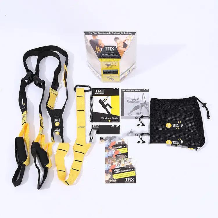 WILKYs0Hanging Training Belt Set Suspension Training Strap Resistance Band Yo
 Overview:


 Easy to install unlimited venue
 
 Only one suspension point is needed
 
 Perfect for full body workout indoor and outdoor
 


 


 Specification:


 