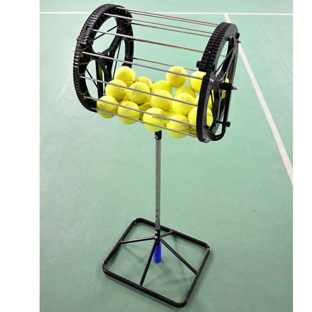 2 - in - 1 Tennis Ball Collector and Ball Hopper Sporting Goods Tennis Ball Picker - WILKYs