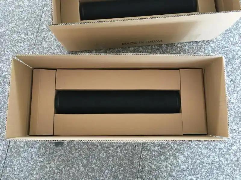 Home fitness balance board packaging with roller in box.