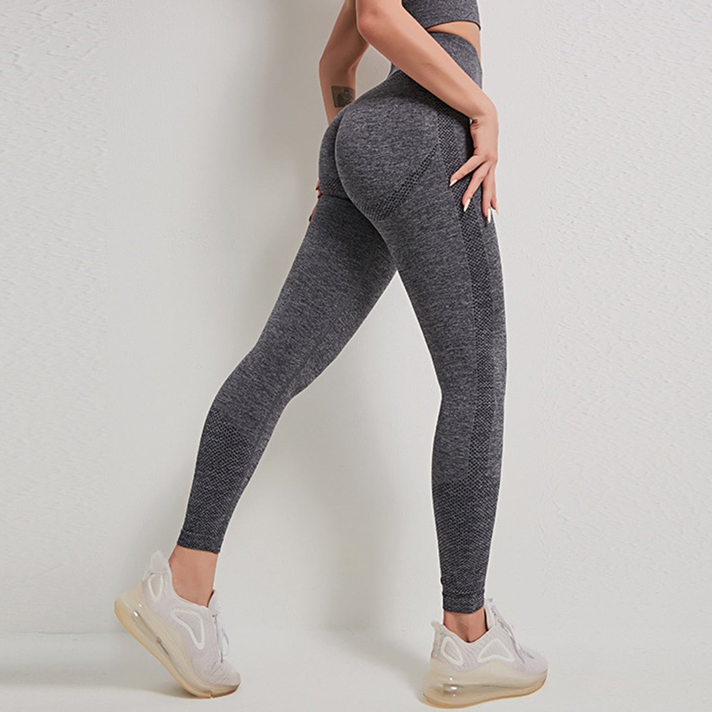 WILKYsYoga & Pilates LeggingsFitness Running Yoga Pants Pilates LeggingsLadies, enhance your workout experience with our new Fitness Running Yoga Pants! Constructed from high-grade spandex and nylon, this Energy Elastic Trousers are desi