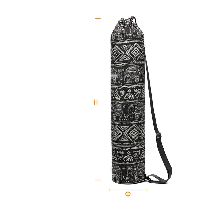 WILKYsBagsCanvas Yoga Bag 6MM Yoga Mat Shoulder BagExperience effortless yoga with our Canvas Yoga Bag! The spacious 6MM bag comfortably fits your yoga mat and other essentials. Made with durable canvas, it features 