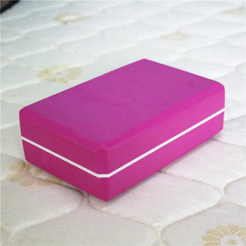 two-color yoga brick for balance and support