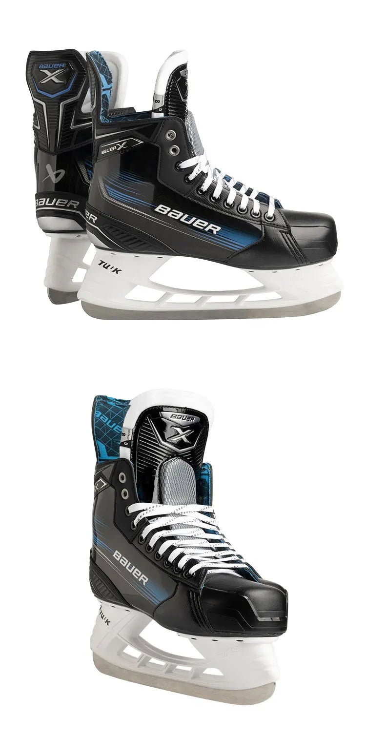 23 New Bauer X Intermediate Ice Skates Bauer Youth Adult Hockey Skate Beginner Skating the Skating Shoes حذاء تزلج على الجليد - WILKYs