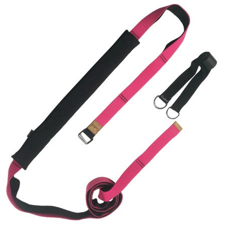 WILKYsExercise EquipmentYoga Strap Exercise Gym Belt Pilates


This yoga strap is a versatile accessory that can help you improve your flexibility, balance, and posture. It is made of durable cotton-poly-jersey fabric that is