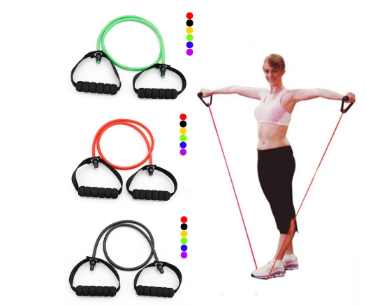 WILKYs0Latex Resistance Bands Workout Exercise Yoga Crossfit Fitness Tubes Pu
 Overview
 :

It serves to tone and sculpt each muscle group.
With foam handles on both ends for professional men Fitness Exercise
Long-term use can beautify the cu