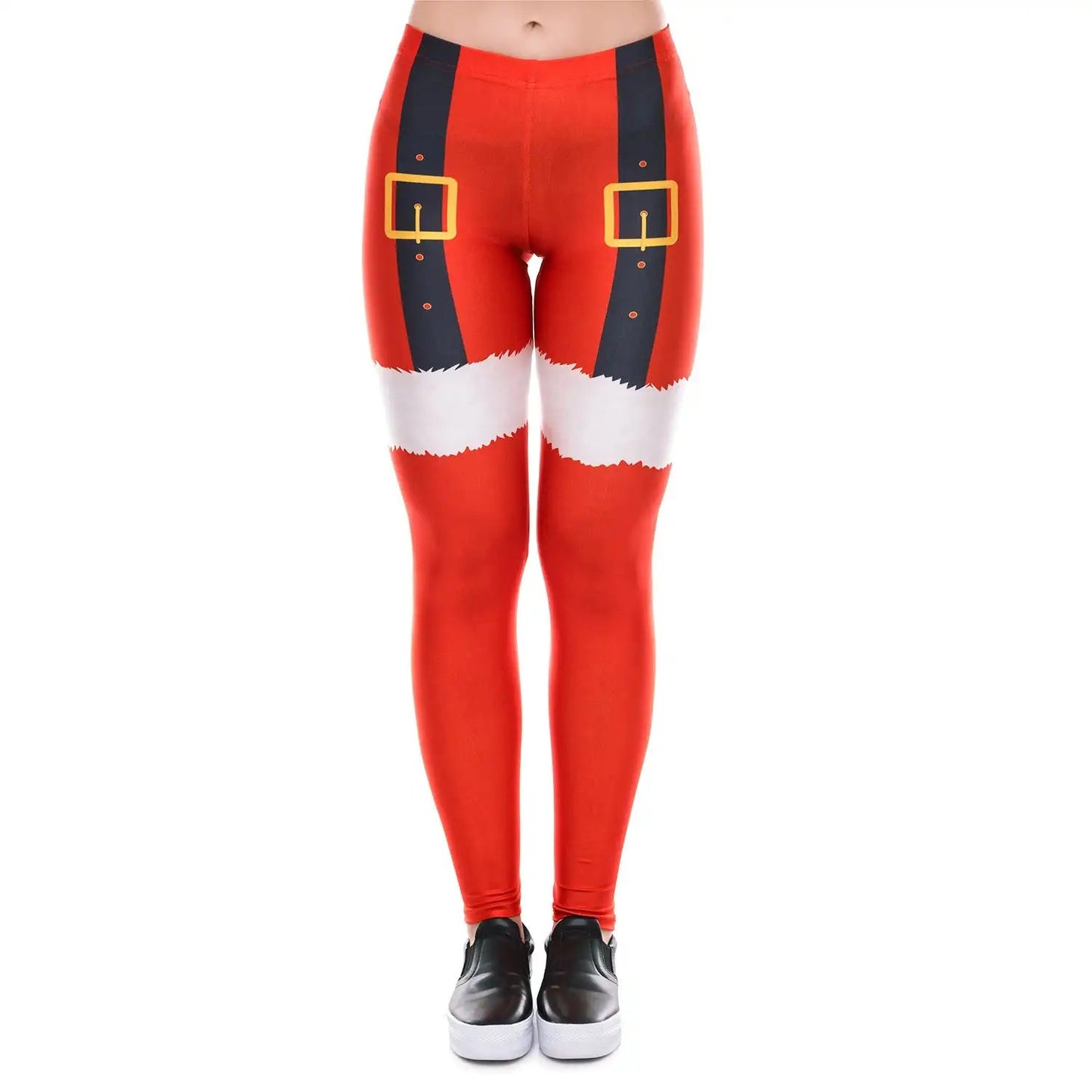 WILKYs0Women's Digital Printed Leggings Europe And America Christmas
 Product information:
 
 Fabric name: chemical fiber blended
 
 Main fabric composition: polyester fiber (polyester)
 
 The content of the main fabric ingredient: 8