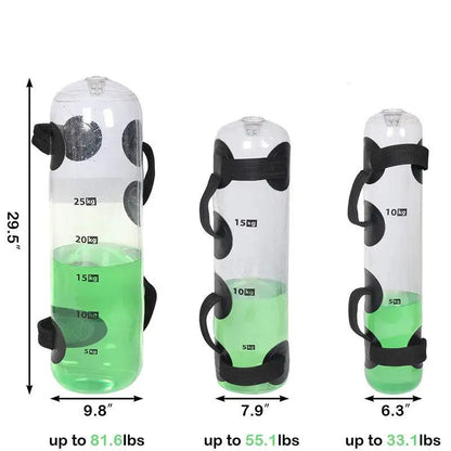 WILKYs0Portable Weight Bearing Fitness Adjustable Water Bag
 
 
 Overview:
 
 


 1. Turn on the faucet, and put 1/3 water into the bag at first.
 
 2. Use the inflator to pump up the bag.
 
 3. Verify the air tightness.
 
 