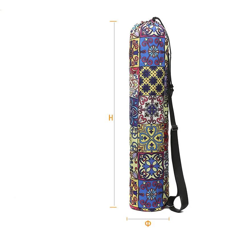 WILKYsBagsCanvas Yoga Bag 6MM Yoga Mat Shoulder BagExperience effortless yoga with our Canvas Yoga Bag! The spacious 6MM bag comfortably fits your yoga mat and other essentials. Made with durable canvas, it features 