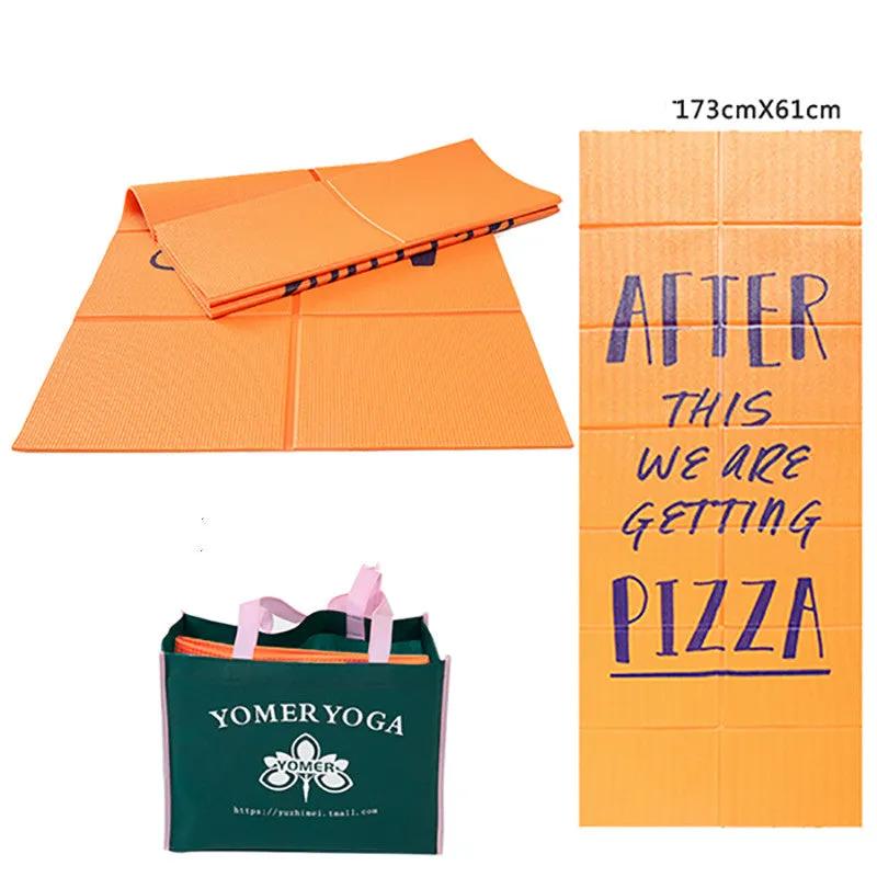 WILKYs0Foldable and portable yoga mat
 Material: PVC
 
 Patterns: geometric patterns
 
 Features: foldable and portable
 
 Category: Yoga Mat
 
 Function: antiskid ultra thin small mini thickening
 
 Ap