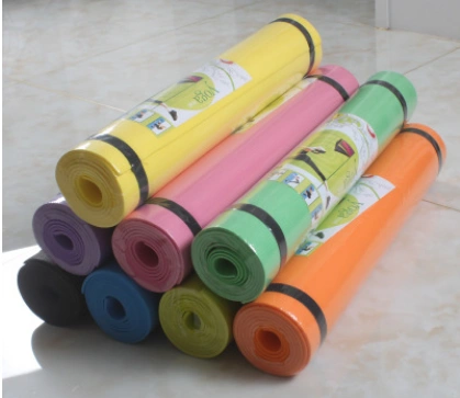WILKYs0Super Soft  EVA Fitness Composite Mat Yoga Mat 4mm 6mm
 Product information:
 
 1. Eva material, with high elasticity, high strength and high resilience
 
 2. It can stick to the floor very well, with strong cushioning 