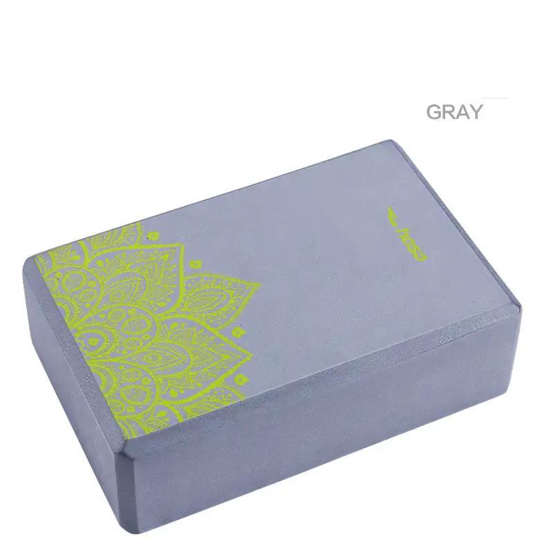 WILKYs0Eco-friendly yoga brick
 Name: Environmental protection professional yoga brick
 
 Material: EVA material
 
 Specification: 23cm X15cm X 7.5cm
 
 Features:
 
 1. Soft and comfortable, prof