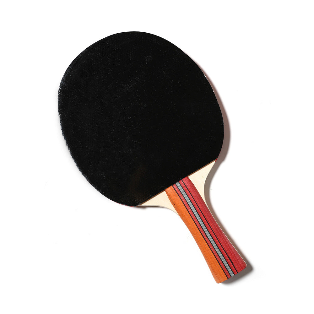 WILKYs0Double reverse rubber horizontal racket ping pong racket
 [Category] Horizontal position (long handle)
 
 [Configuration] 2 shots 3 balls set, with portable square bag, easy to carry
 
 [Rubber] High-quality beef tendon r