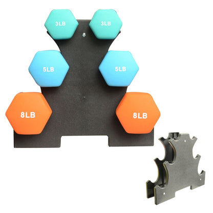 WILKYsfitness equipment1pcs Dumbbell BracketTransform your home gym with our durable 1pcs Dumbbell Bracket! Featuring a versatile triangular design and varying leaf shapes, this bracket securely holds your dum