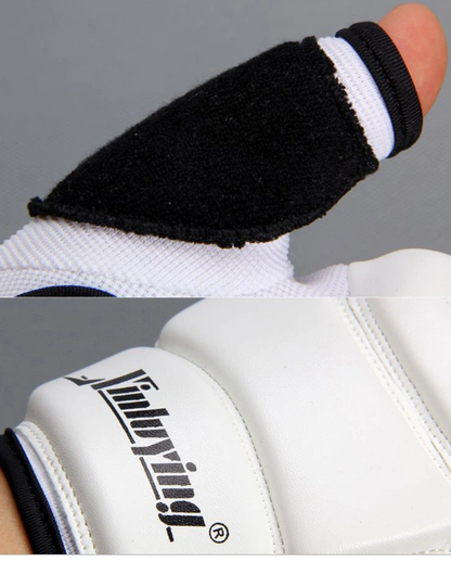 WILKYs0Boxing Gloves
 Foot protection reference
 
 
 S-----suitable for shoes code 3.0--33 yards
 
 
 M----suitable for shoe size 34--35 yards
 
 
 L----suitable for shoe size 36--37 ya