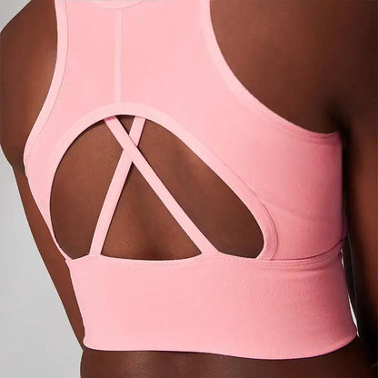 WILKYs0Yoga fitness beauty back yoga vest sports underwear
 Fabric name: nylon/nylon
 
 Main fabric composition: nylon/nylon
 
 Style: vest style
 
 Applicable people: young women
 
 Style: simple and natural
 
 Design feat