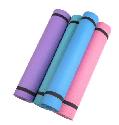 WILKYs0Super Soft  EVA Fitness Composite Mat Yoga Mat 4mm 6mm
 Product information:
 
 1. Eva material, with high elasticity, high strength and high resilience
 
 2. It can stick to the floor very well, with strong cushioning 