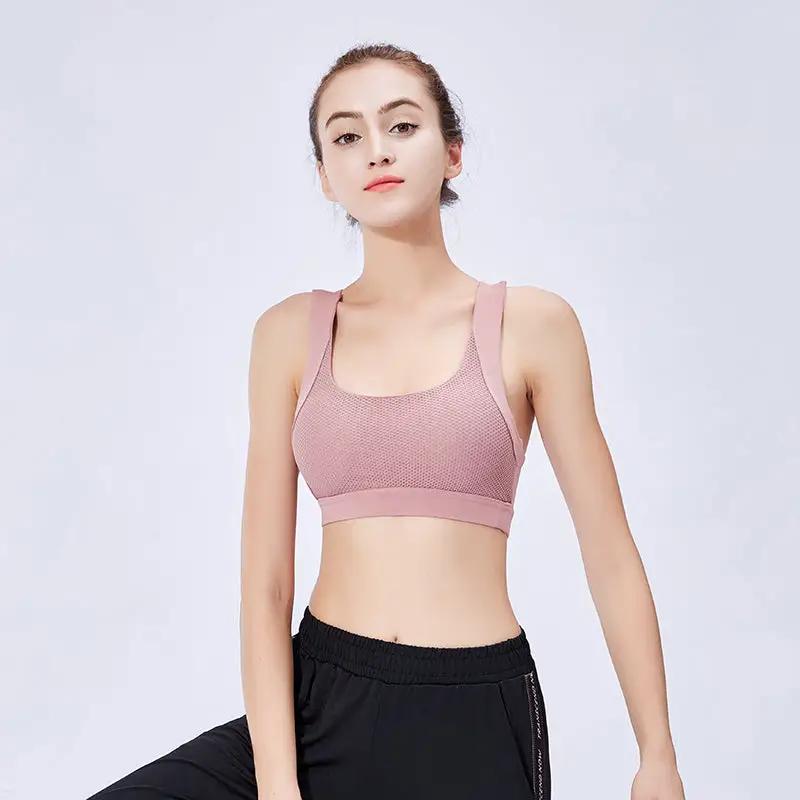 WILKYs0Yoga Fitness bra
 Product Name: Paso ataques / hoyue 18-10
 
 Brand: pasoataques / hoyue
 
 Function: exercise
 
 Pattern: solid color
 
 Bra style: sport
 
 Color classification: w