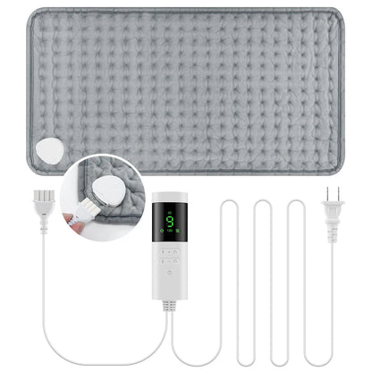 30*60cm Electric Heating Pads for Back Neck Shoulder Home Office Washable Winter Warm Blanket Timed Temperature Control - WILKYs