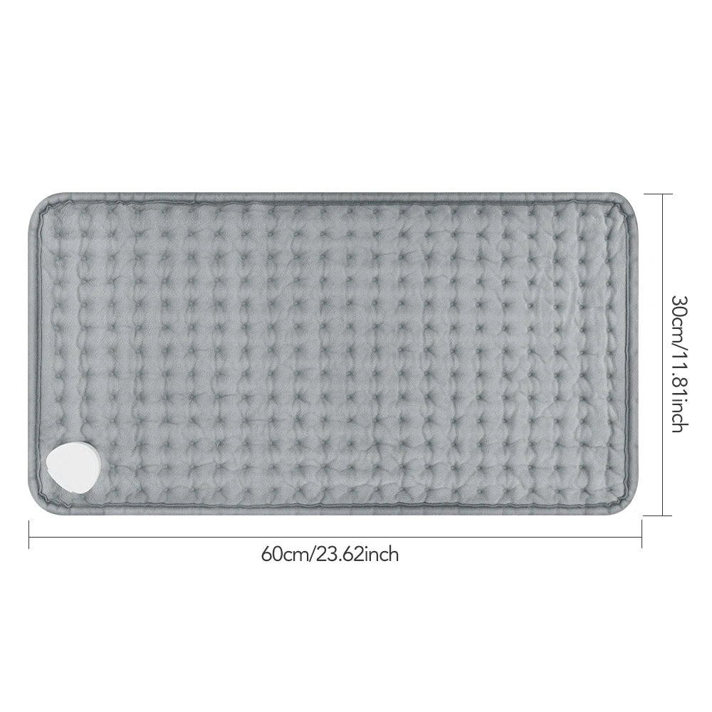 30*60cm Electric Heating Pads for Back Neck Shoulder Home Office Washable Winter Warm Blanket Timed Temperature Control - WILKYs