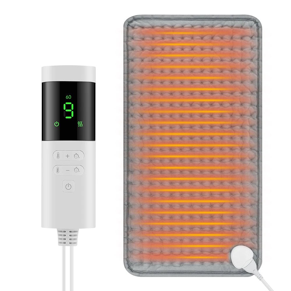 30*60cm Electric Heating Pads for Back Neck Shoulder Home Office Washable Winter Warm Blanket Timed Temperature Control - WILKYs