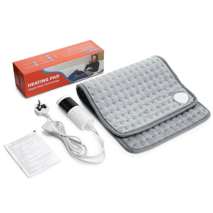 30*60cm Electric Heating Pads for Back Neck Shoulder Home Office Washable Winter Warm Blanket Timed Temperature Control - WILKYs