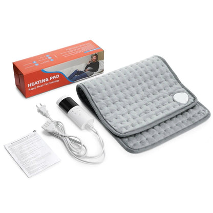 30*60cm Electric Heating Pads for Back Neck Shoulder Home Office Washable Winter Warm Blanket Timed Temperature Control - WILKYs
