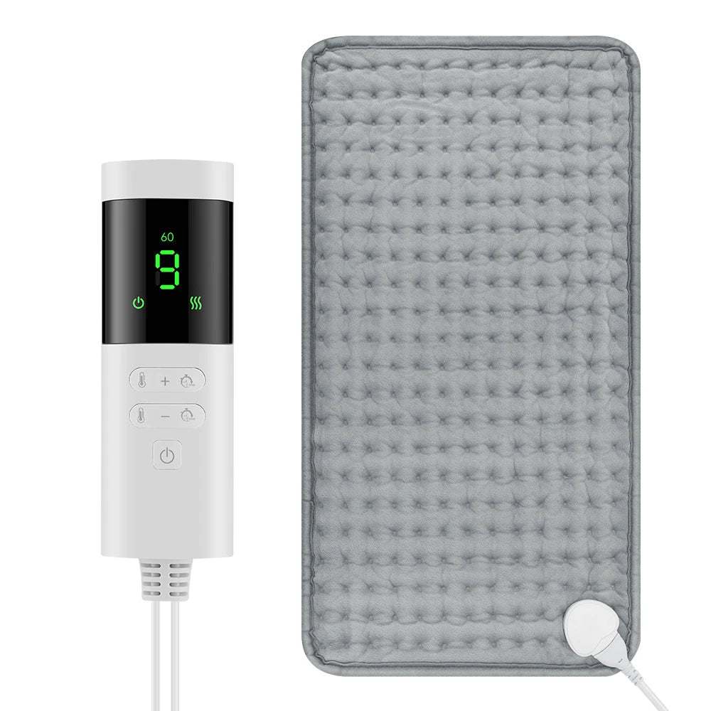 30*60cm Electric Heating Pads for Back Neck Shoulder Home Office Washable Winter Warm Blanket Timed Temperature Control - WILKYs